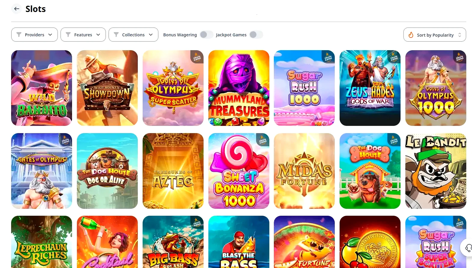 Golden Star casino giochi e bonus